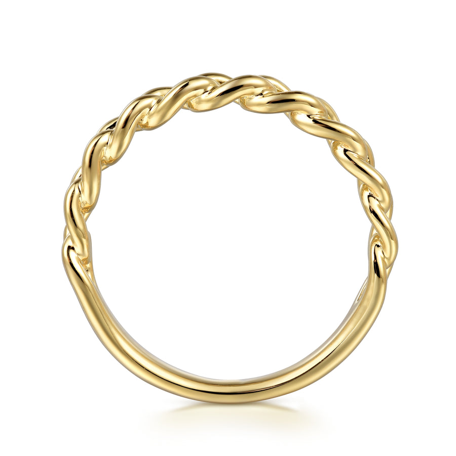 14K Yellow Gold Stackable Ring