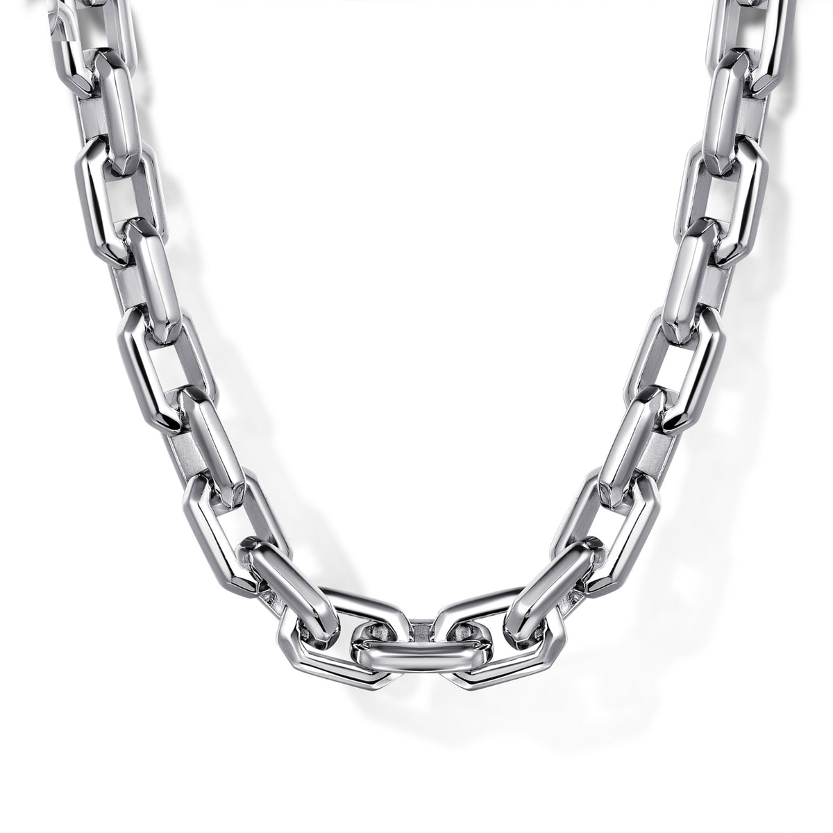 925 Sterling Silver Link Chain Necklace, 5.6mm, 22 inch - View 1