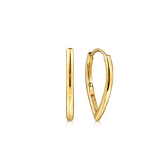 Classic Hoop Earrings 14K Yellow Gold thumbnail 1