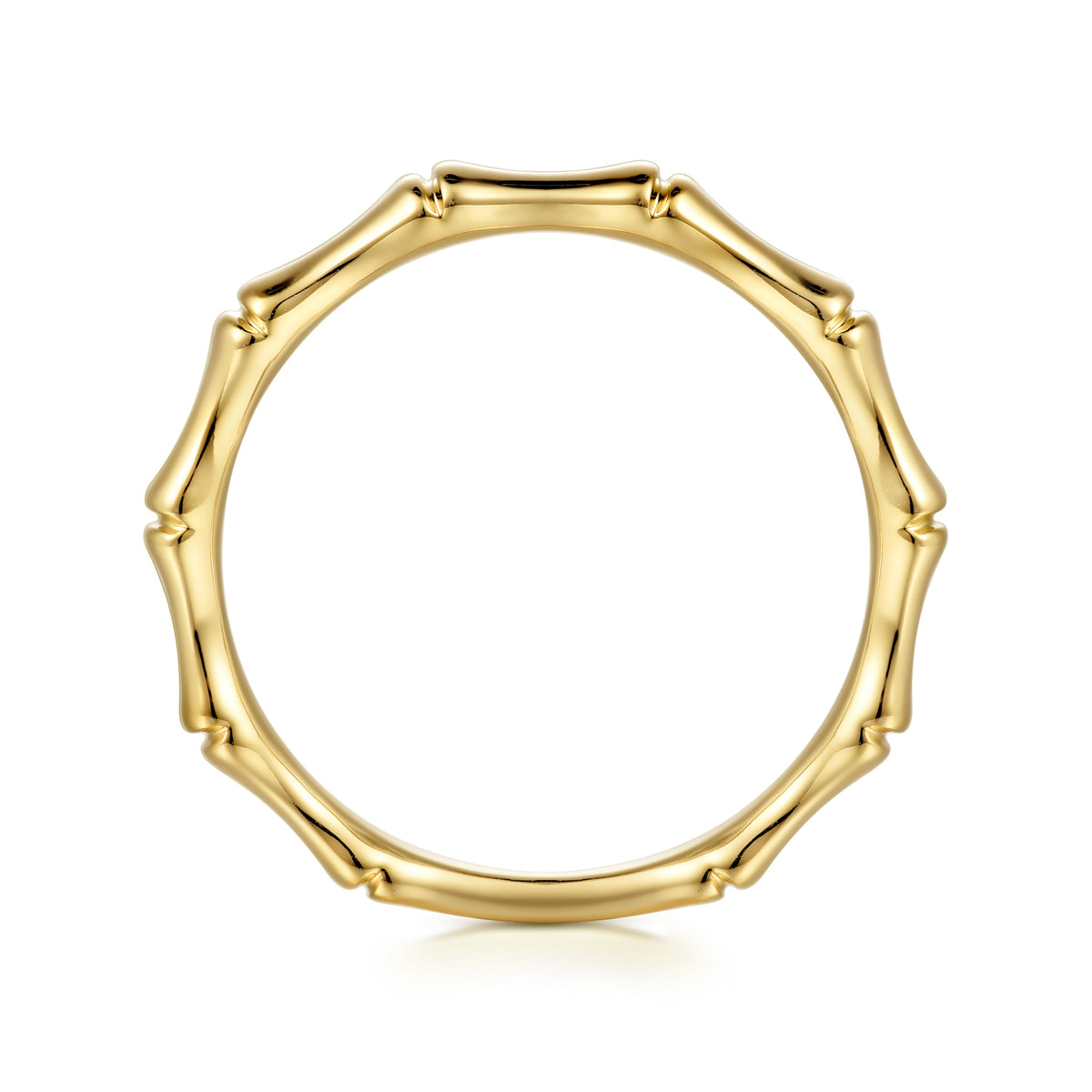 Stackable Ring 14K Yellow Gold - View 2