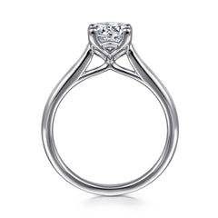 14K White Gold Round Diamond Engagement Ring thumbnail 2