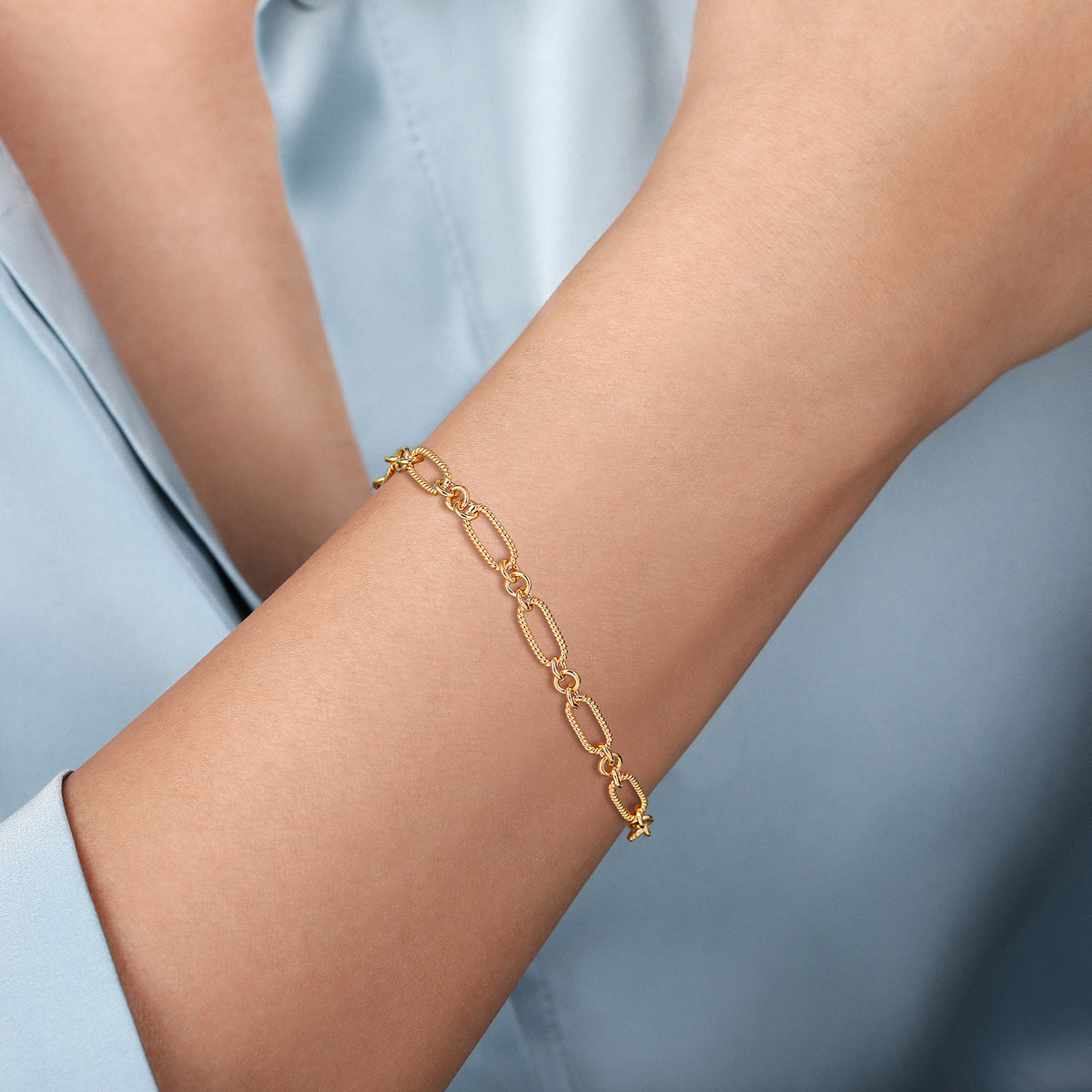 14K Yellow Gold Bracelet - View 3
