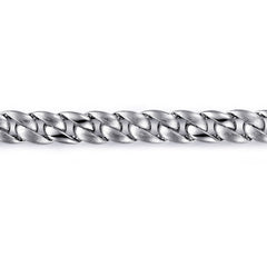 925 Sterling Silver Link Chain Bracelet, 8mm thumbnail 2