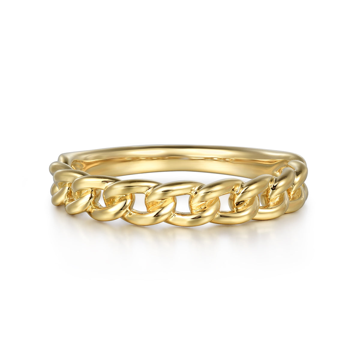 14K Yellow Gold Stackable Ring - View 1
