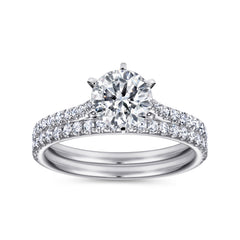Classic 14K Gold Round Diamond Engagement Ring - 0.25 CTW thumbnail 3