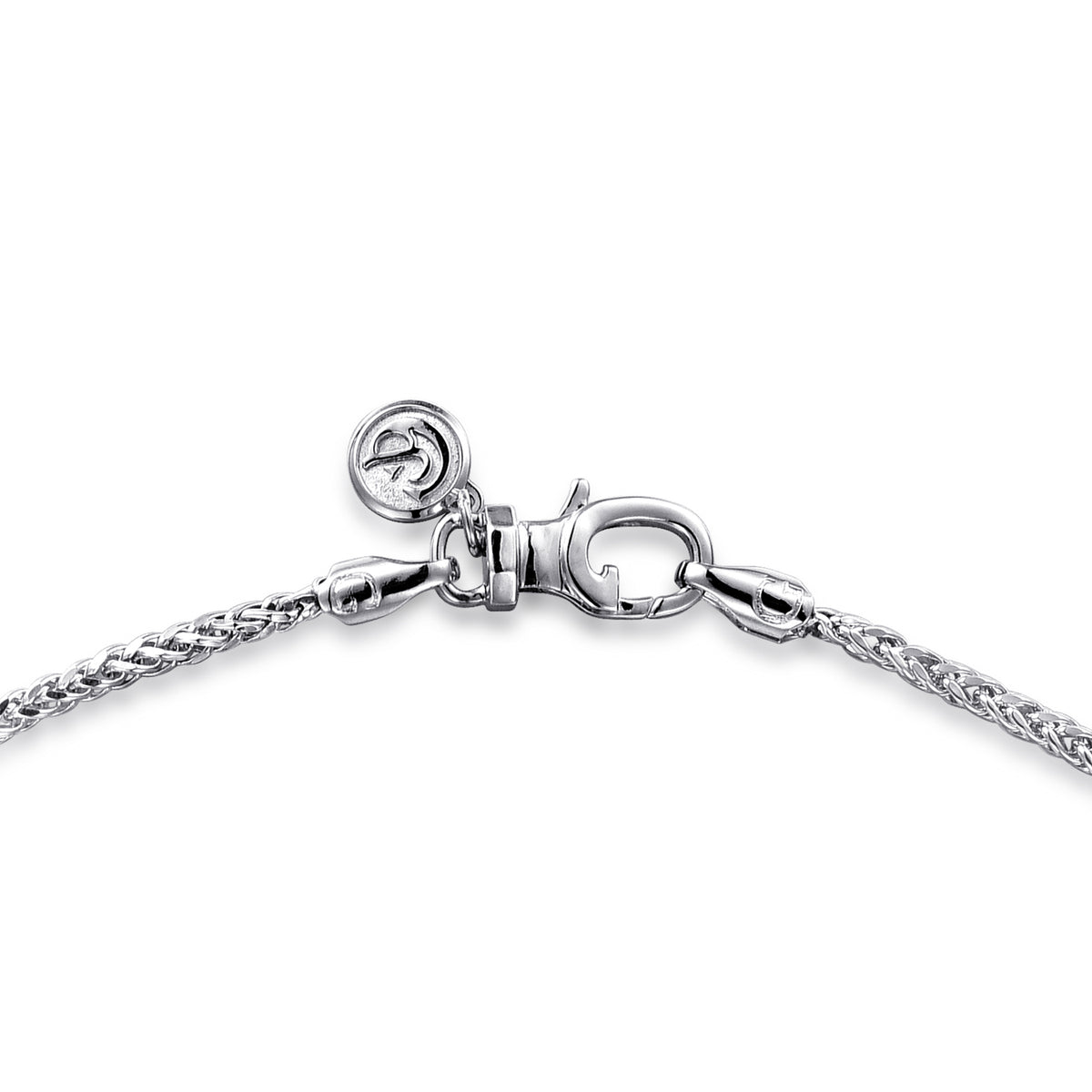 925 Sterling Silver Wheat Chain Necklace,1.9mm, 22 inch - View 2
