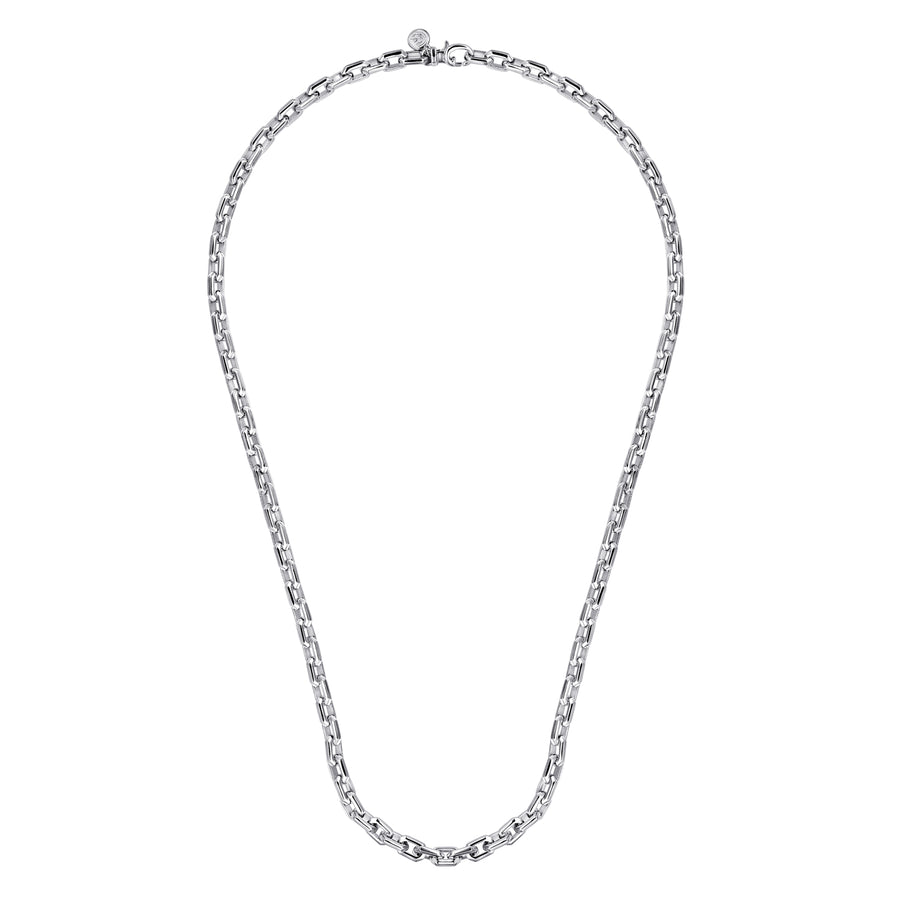 925 Sterling Silver Link Chain Necklace, 5.6mm, 22 inch