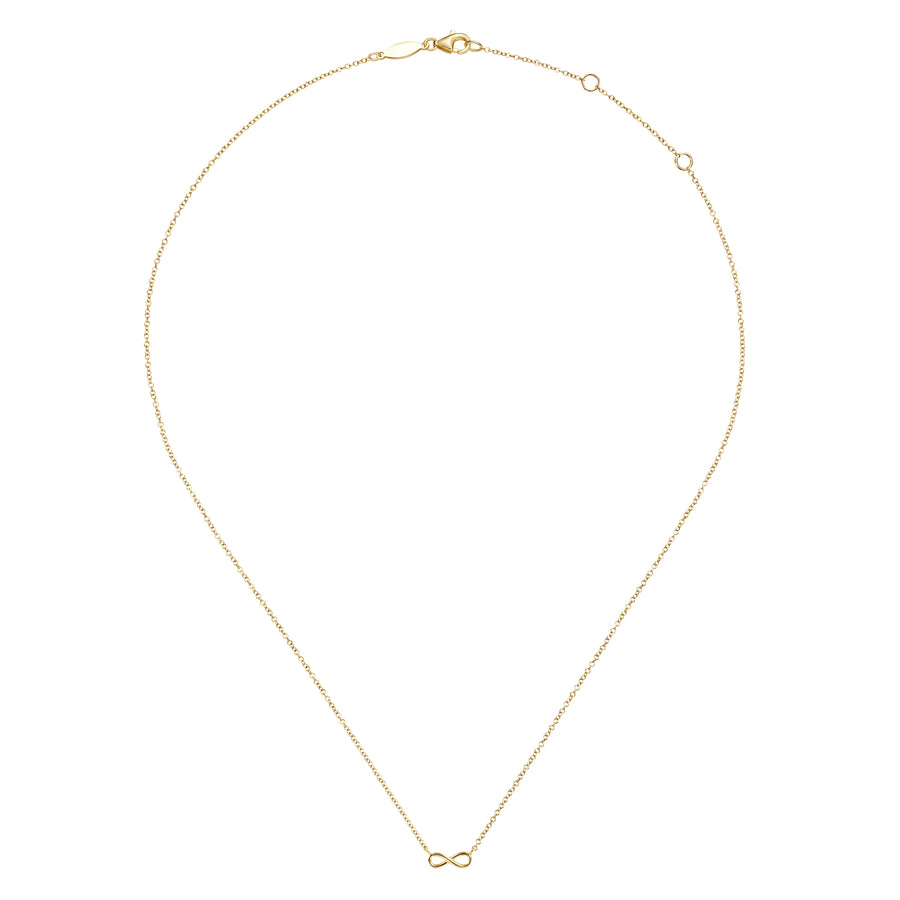 Pendant Necklace Infinity 14K Yellow Gold