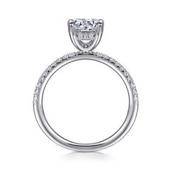 Classic 14K Gold Round Diamond Engagement Ring - 0.20 CTW thumbnail 1