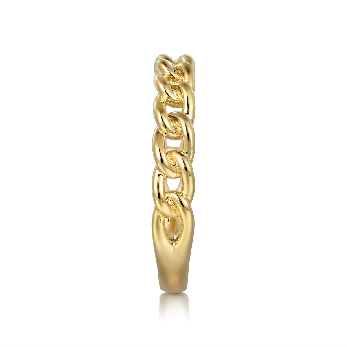 14K Yellow Gold Stackable Ring - View 4