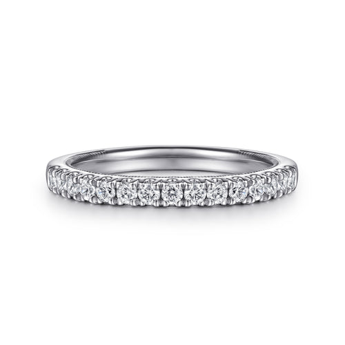 14K White Gold Diamond Matching Wedding Band