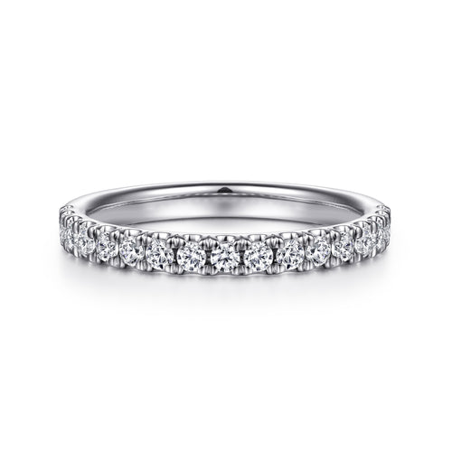14K White Gold Diamond Matching Wedding Band