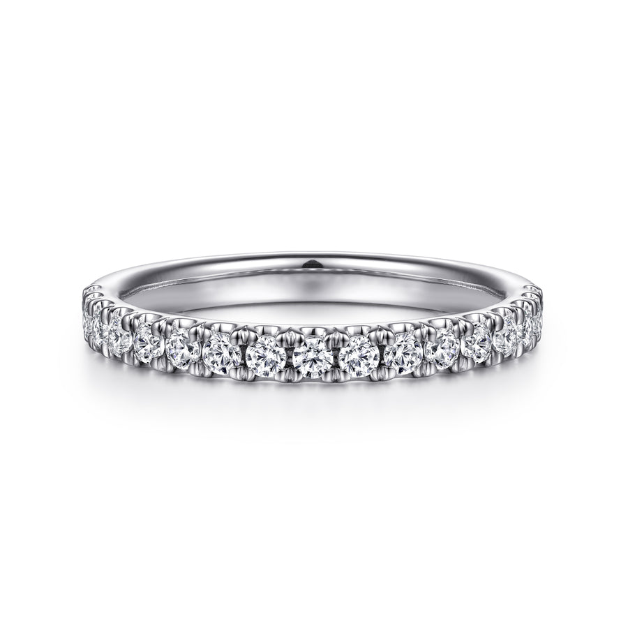 14K White Gold Diamond Matching Wedding Band