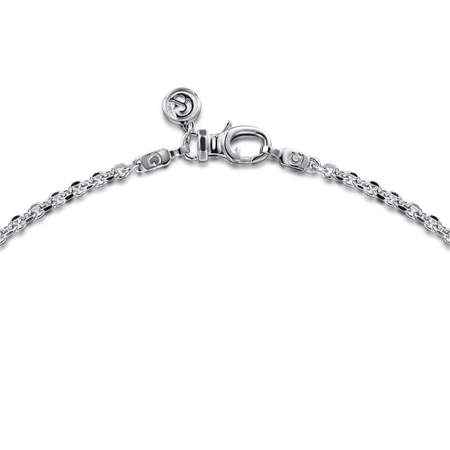 925 Sterling Silver Link Chain Necklace, 2.85mm, 22 inch