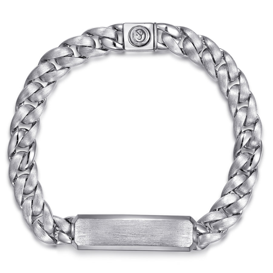 10mm 925 Sterling Silver Men's Solid Cuban Link Chain Bracelet