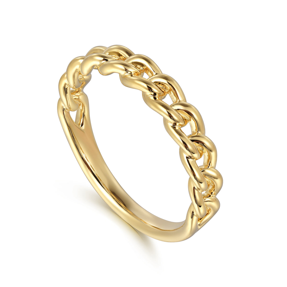 14K Yellow Gold Stackable Ring - View 3