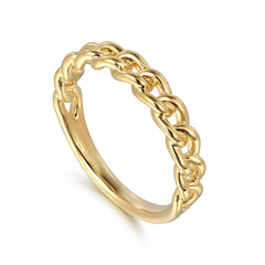 14K Yellow Gold Stackable Ring thumbnail 3