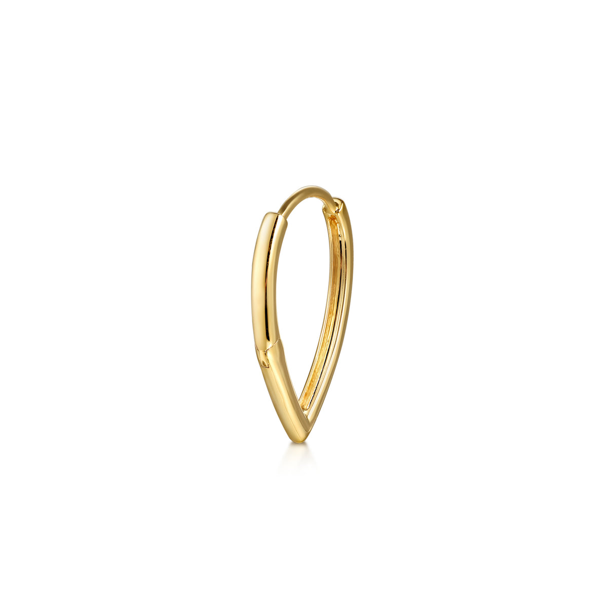 Classic Hoop Earrings 14K Yellow Gold - View 3