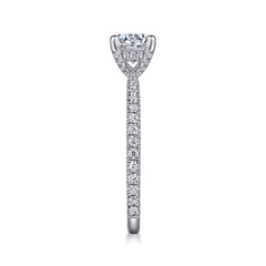 Classic 14K Gold Round Diamond Engagement Ring - 0.43 CTW thumbnail 5