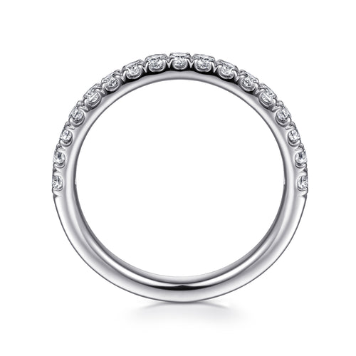 14K White Gold Diamond Matching Wedding Band