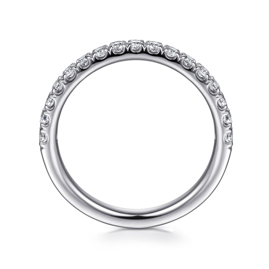 14K White Gold Diamond Matching Wedding Band