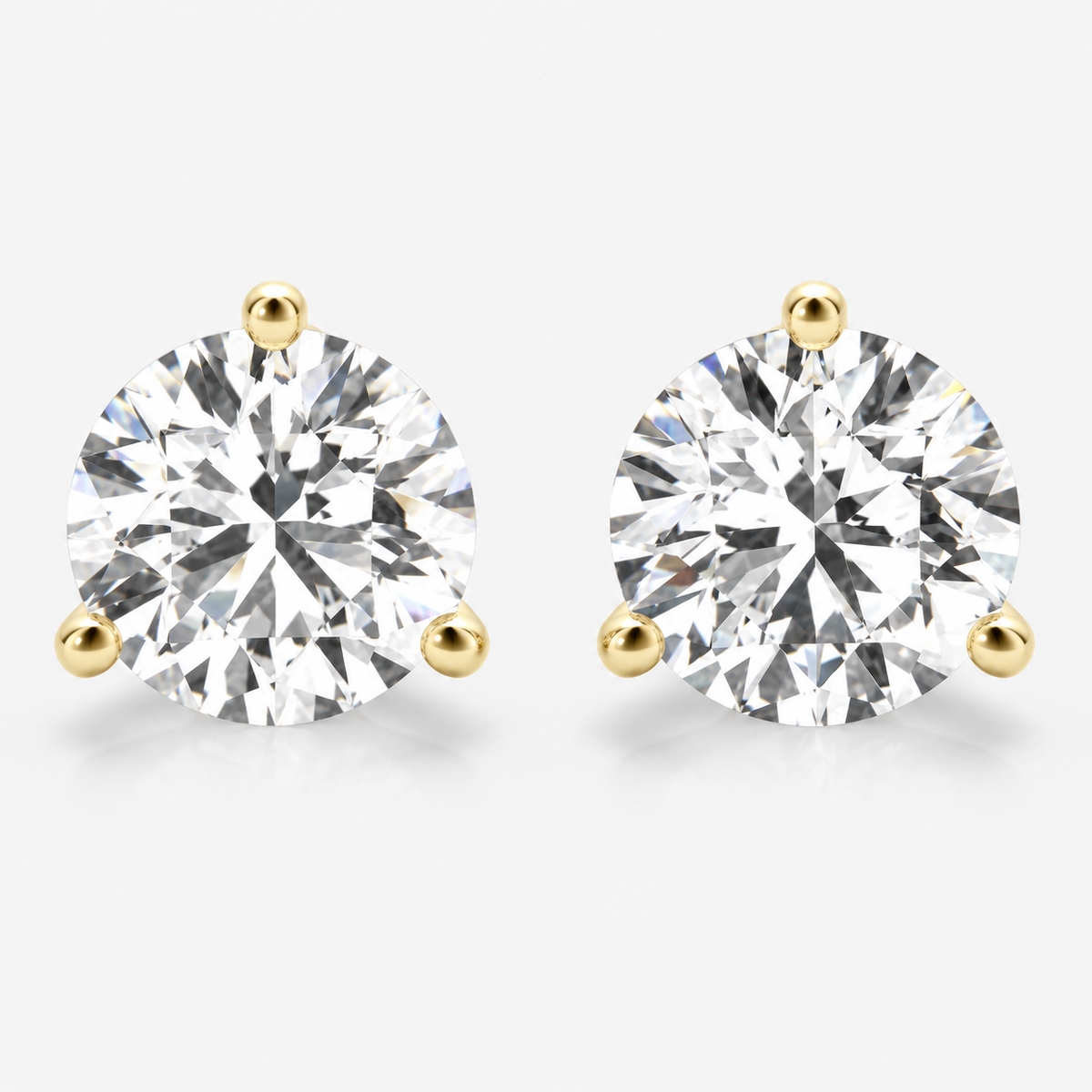 Monaco Diamond Studs - View 28