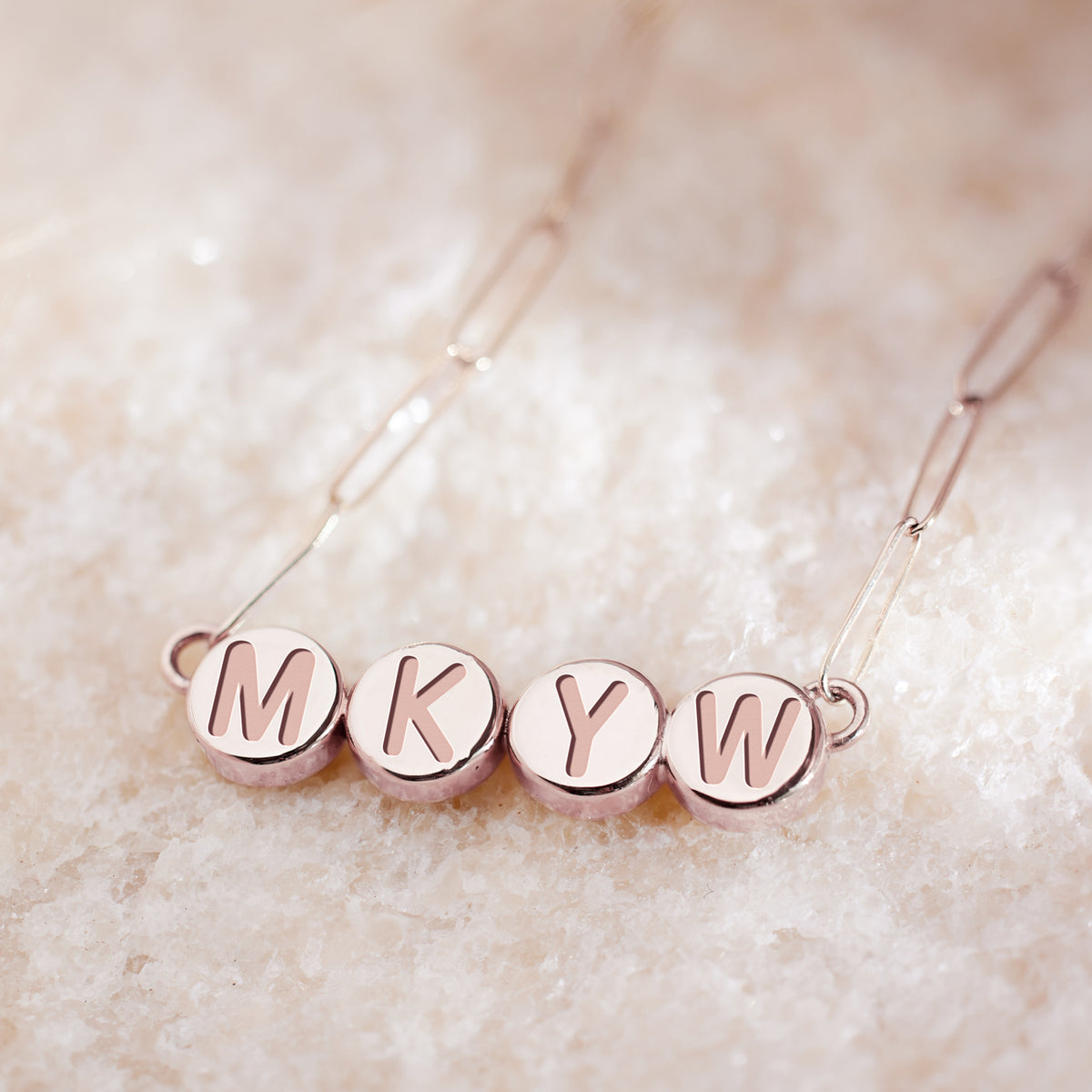 Custom Initial Necklace - View 17