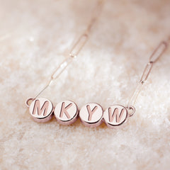 Custom Initial Necklace thumbnail 17