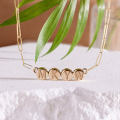Custom Initial Necklace thumbnail 2