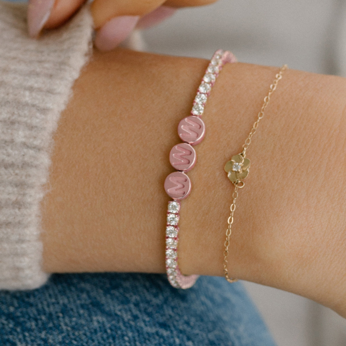 Custom Diamond TNT Bracelet - View 18