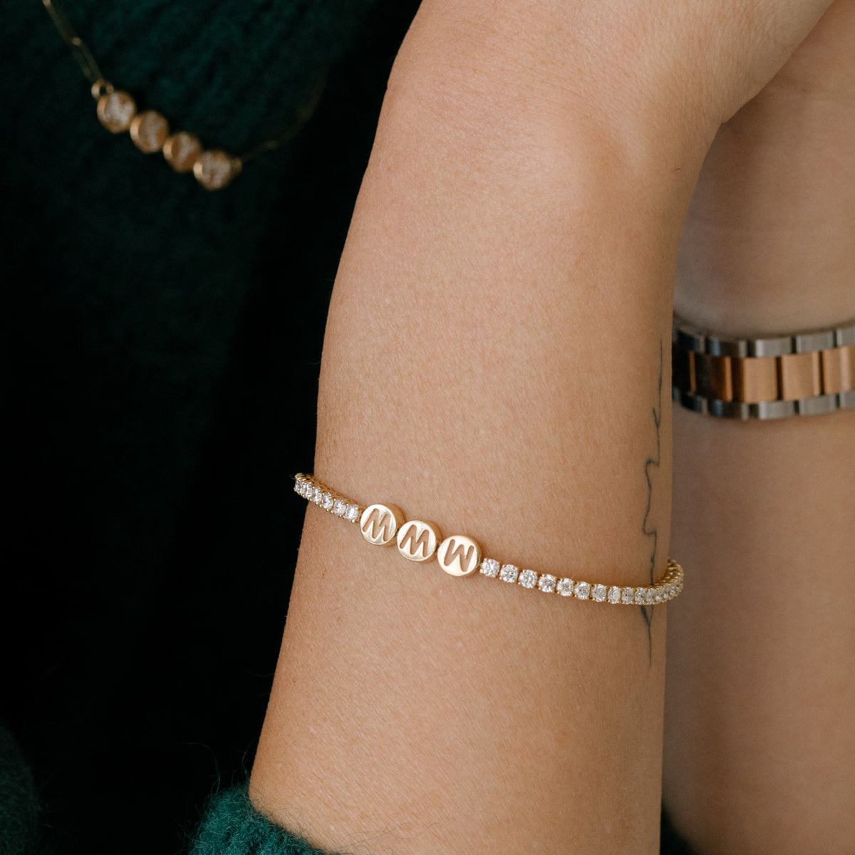 Custom Diamond TNT Bracelet - View 1