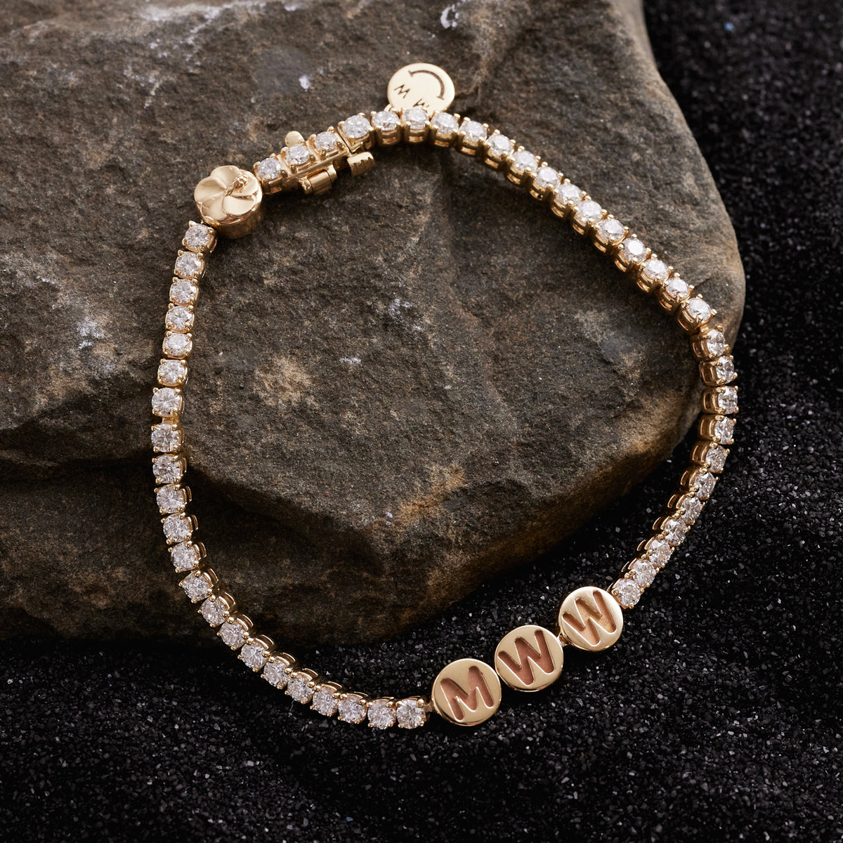 Custom Diamond TNT Bracelet - View 3