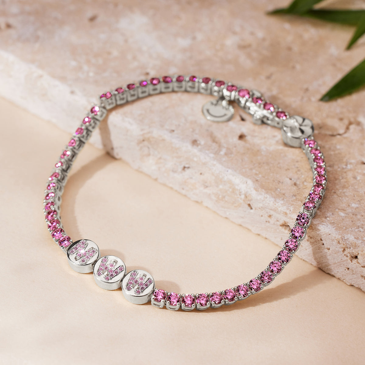 Custom Pink Sapphire TNT Bracelet - View 8