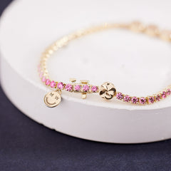 Custom Pink Sapphire TNT Bracelet thumbnail 6