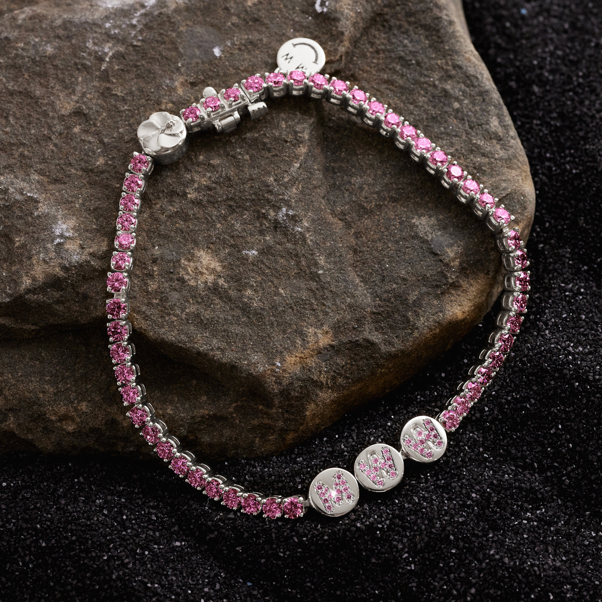Custom Pink Sapphire TNT Bracelet - View 15