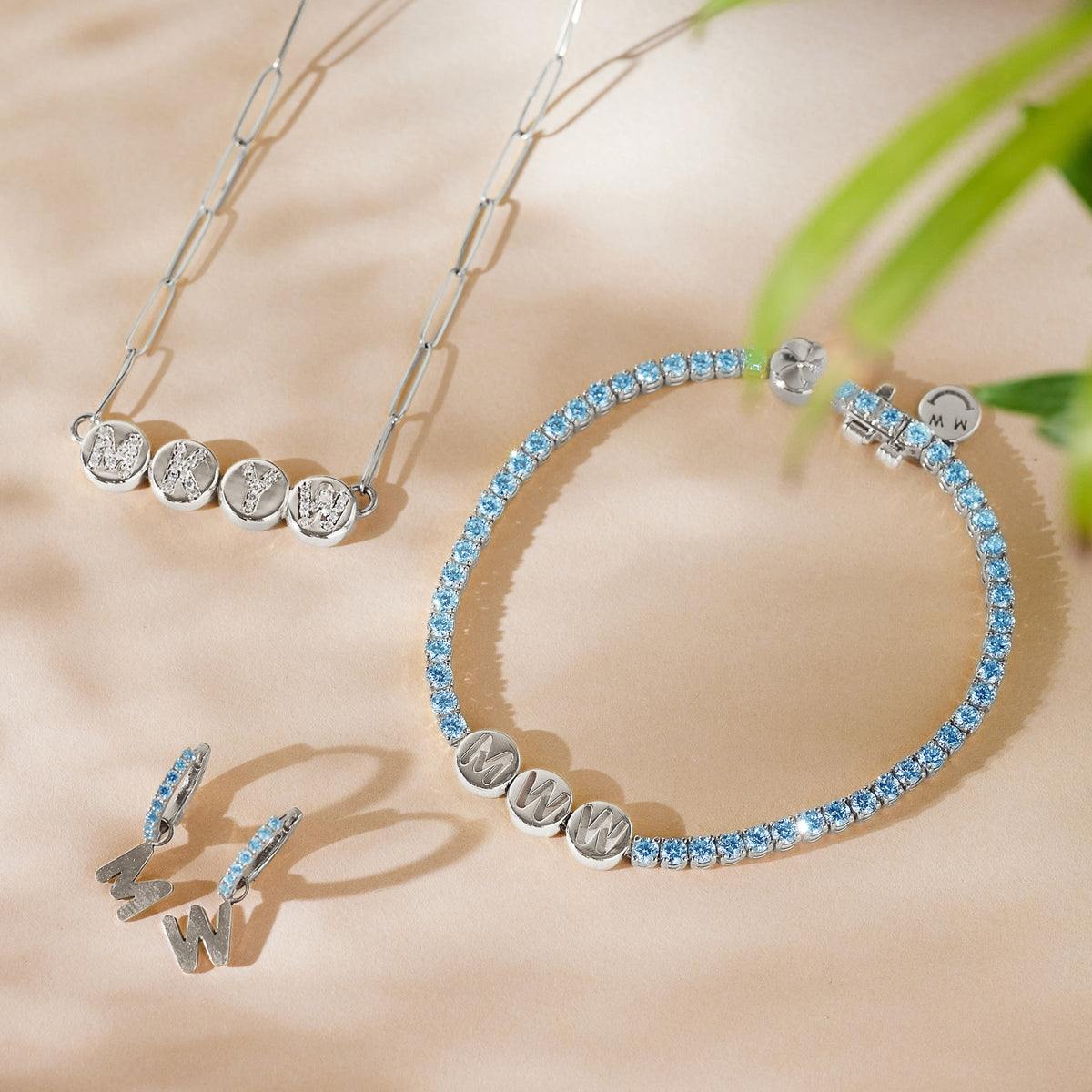 Custom Blue Topaz TNT Bracelet - View 12