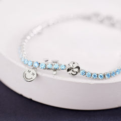 Custom Blue Topaz TNT Bracelet thumbnail 15
