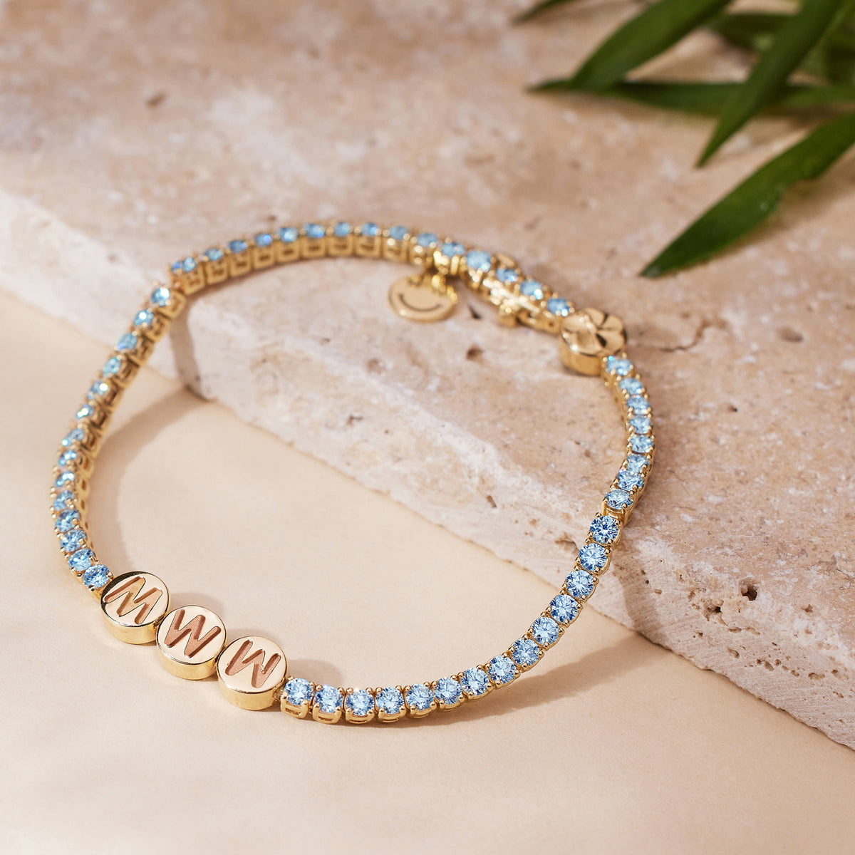 Custom Blue Topaz TNT Bracelet - View 2