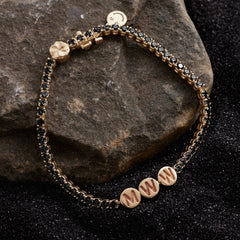 Custom Black Spinel TNT Bracelet thumbnail 1