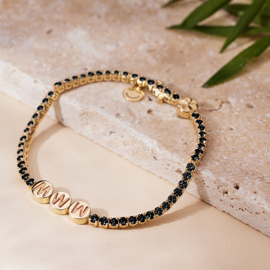 Custom Black Spinel TNT Bracelet