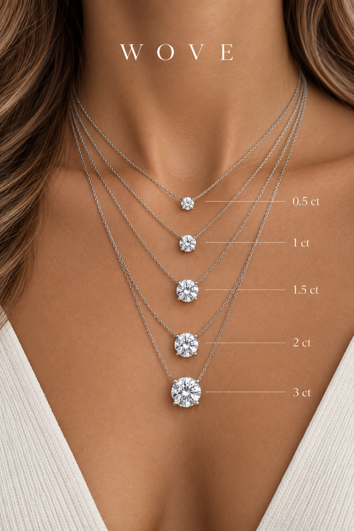 Diamond Solitaire Necklace
