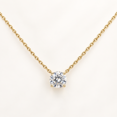 Diamond Solitaire Necklace thumbnail 1