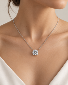 Diamond Solitaire Necklace thumbnail 3