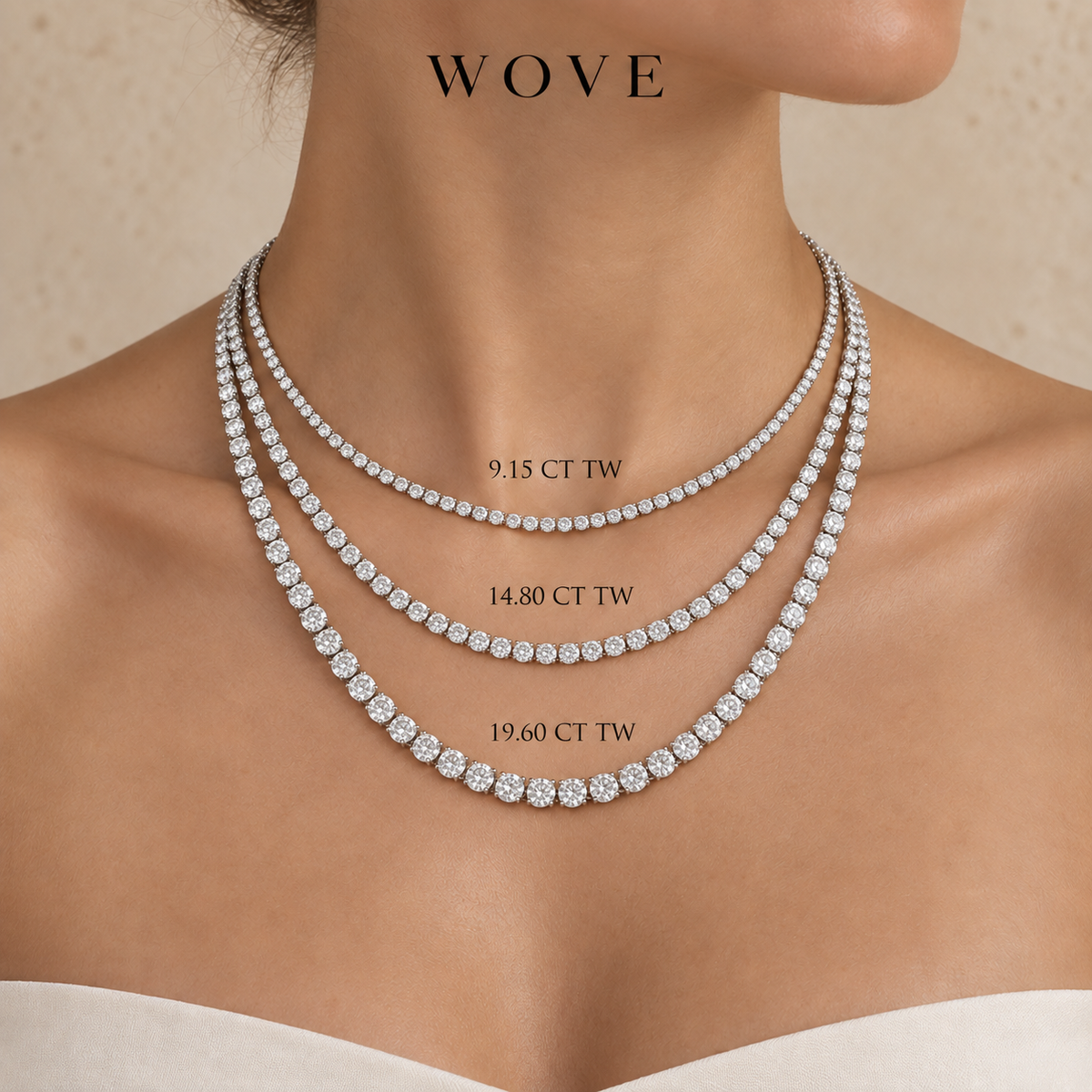 Classic Tennis Necklace - View 2
