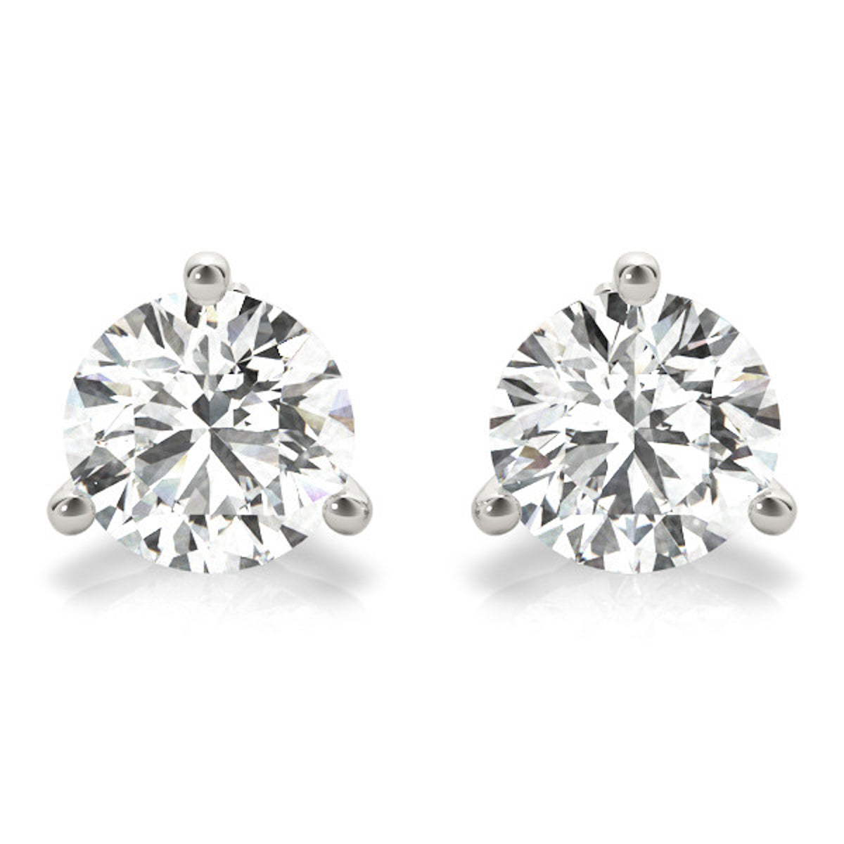 2 CTW Monaco Diamond Studs - View 1