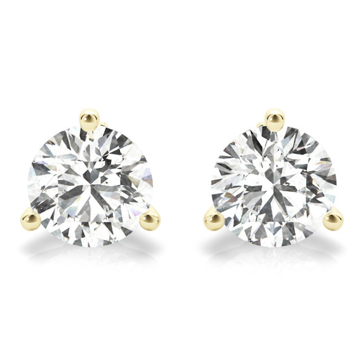3 CTW Monaco Diamond Studs - View 8