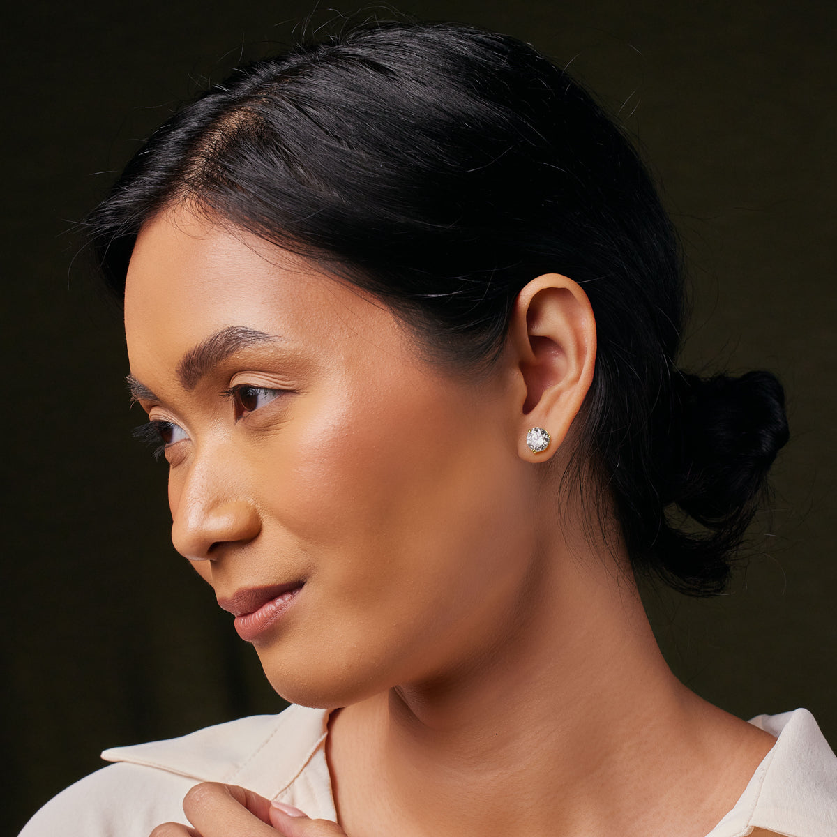 3 CTW Monaco Diamond Studs - View 10