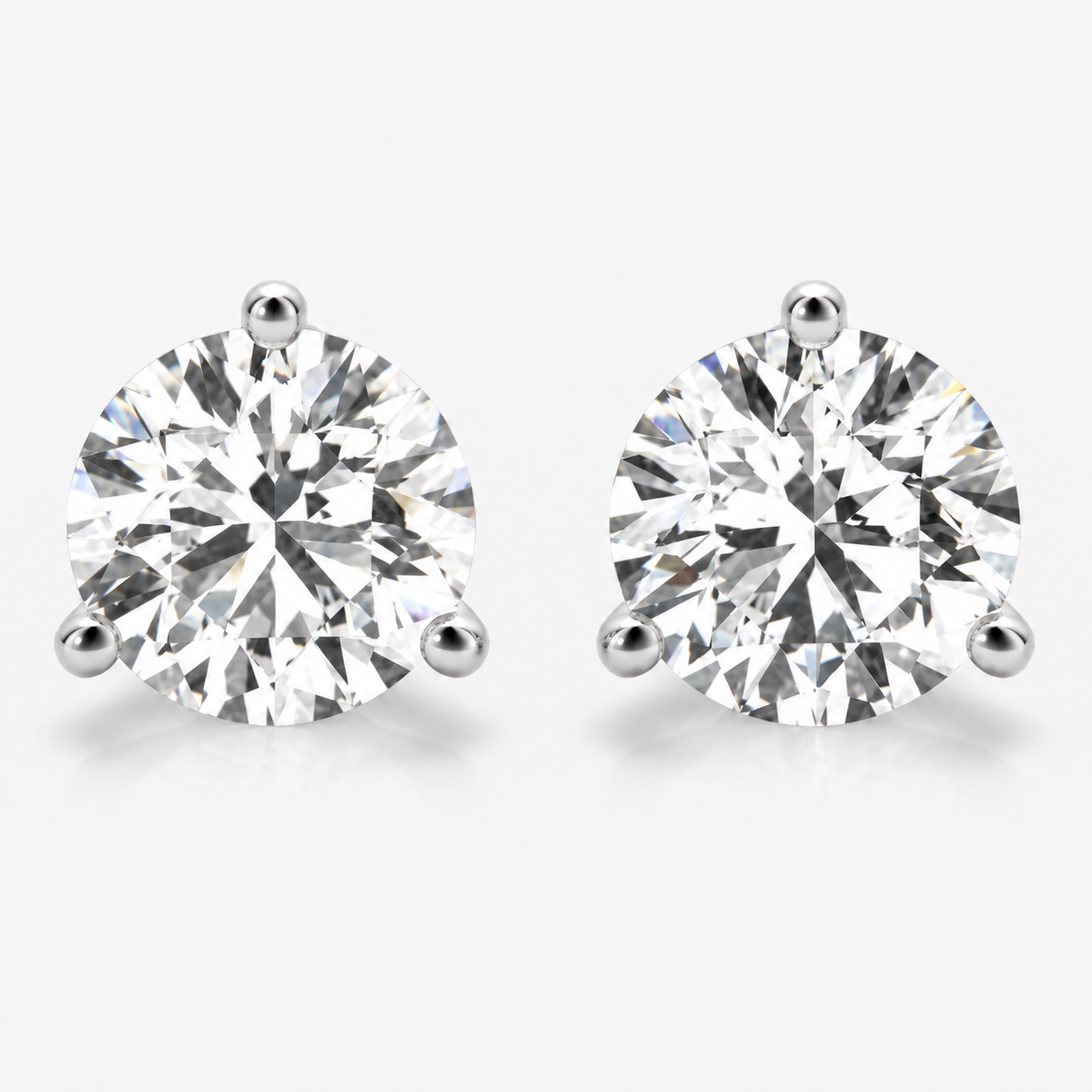 Monaco Diamond Studs - View 27