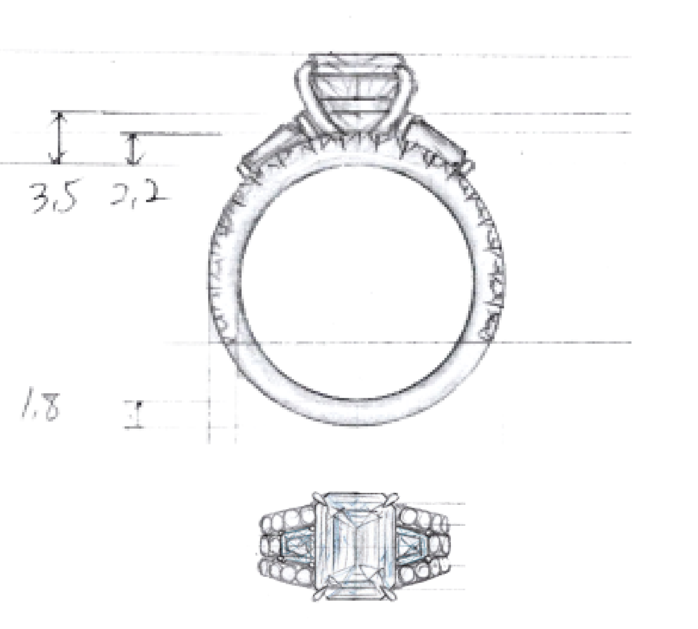 Sketch of a ring