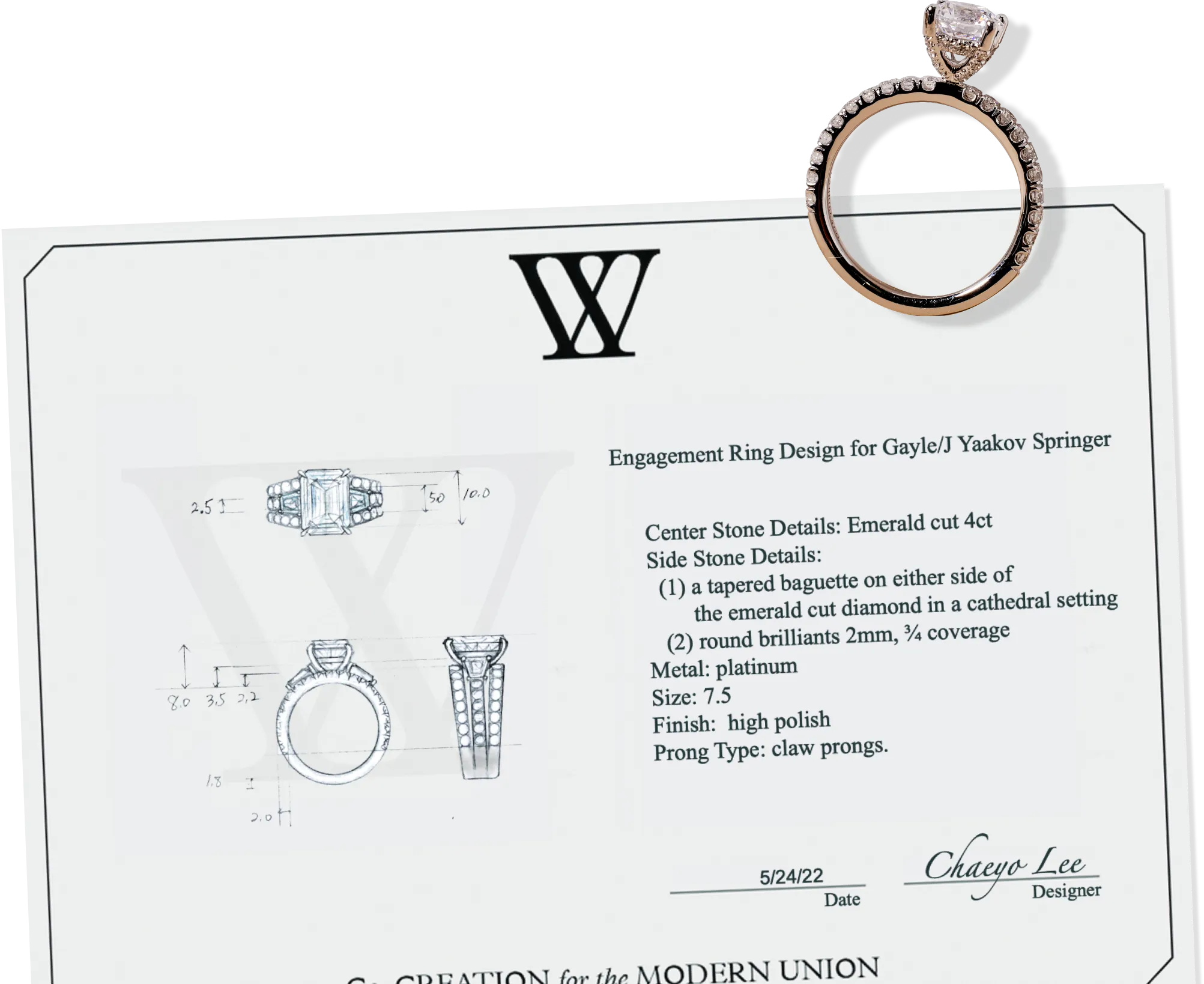Craft certificate replica